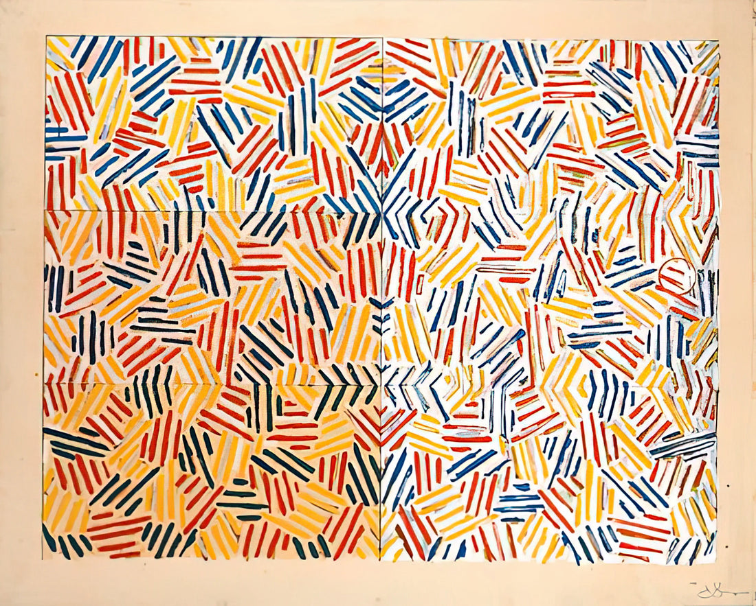 Jasper Johns' "0 through 9": Decoding the Masterpiece of Numbers and Art - CORPSE AND MIRROR 1969 0 by Jasper Johns
