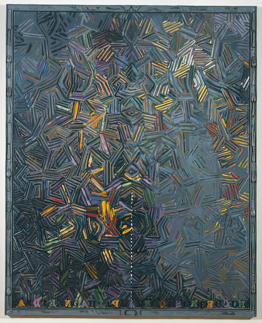 Jasper Painting: The Geological Artistry of Earth's Mineral Masterpieces - DANCERS ON A PLANE 1981 by Jasper Johns
