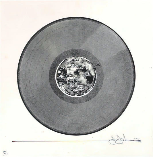 Jasper Prints: The Enduring Allure of Stone-Inspired Art - SCOTT FAGAN RECORD 1970 by Jasper Johns