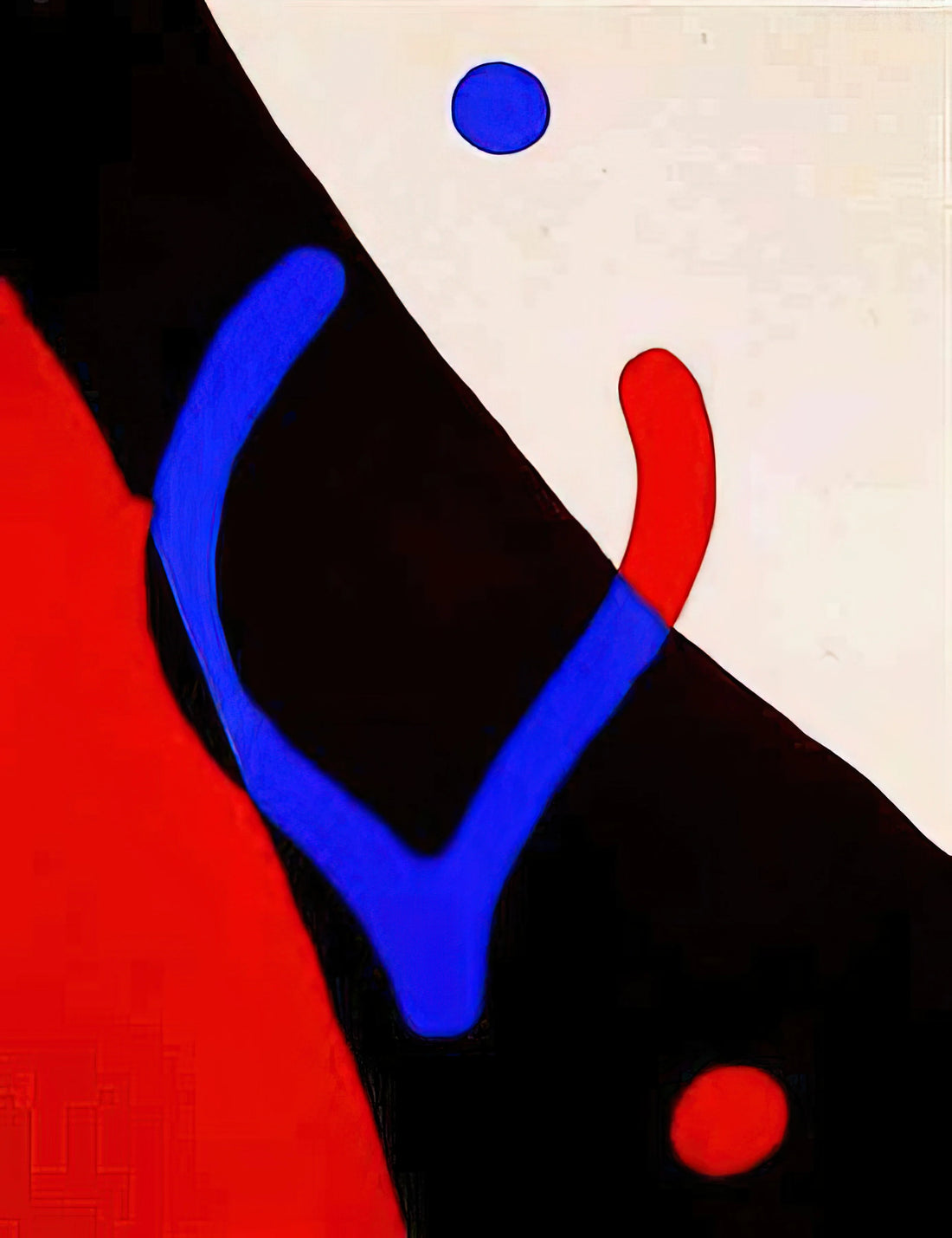 Jean Arp Acrylic Print: A Modernist Masterpiece for Your Collection - Frond and navel by Jean Arp