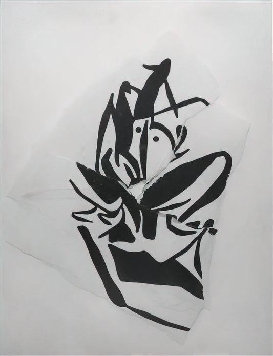 Jean Arp and the Guggenheim: A Surrealist's Legacy in Modern Art - Torn-Up Woodcut by Jean Arp
