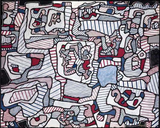 Jean Dubuffet for Sale: A Collector's Guide to Acquiring Art Brut Masterpieces - SITE INHABITED BY OBJECTS 1965 by Jean Dubuffet