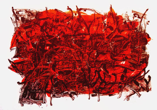 Jean-Paul Riopelle Lithographs: A Collector's Guide to the Abstract Master's Printmaking Legacy - Leaves III by Jean-Paul Riopelle