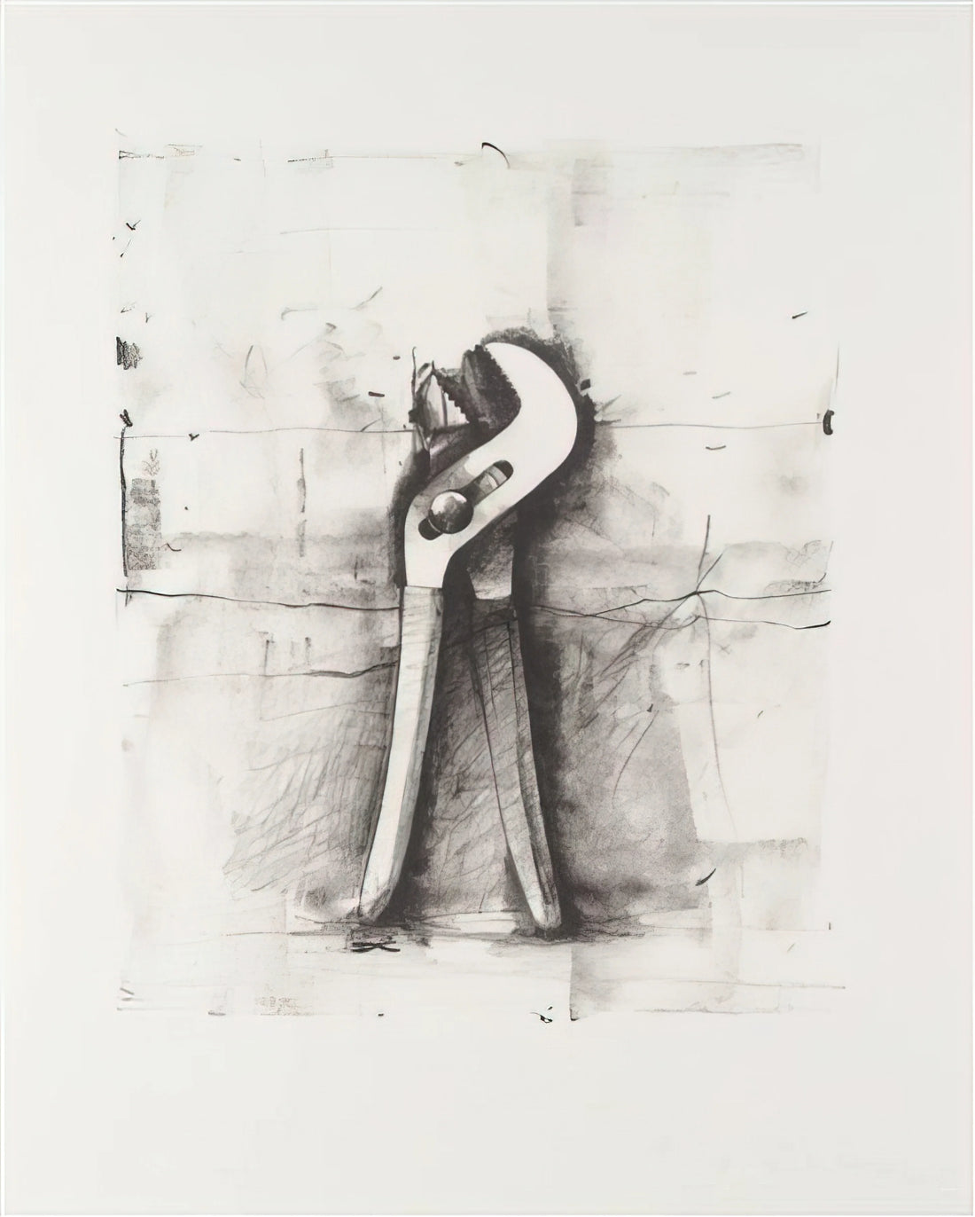 Jim Dine Etchings: The Artist's Intimate Dialogue with Tools and Memory - UNTITLED FROM TEN WINTER TOOLS 1973 by Jim Dine