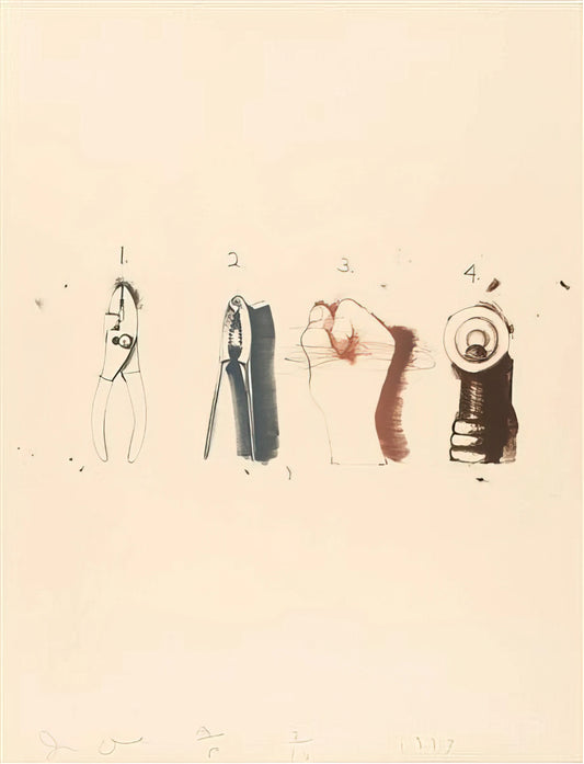 Jim Dine Studio: The Creative Space Behind the Iconic Pop Art and Neo-Dada Works - NUTCRACKER 1973 by Jim Dine