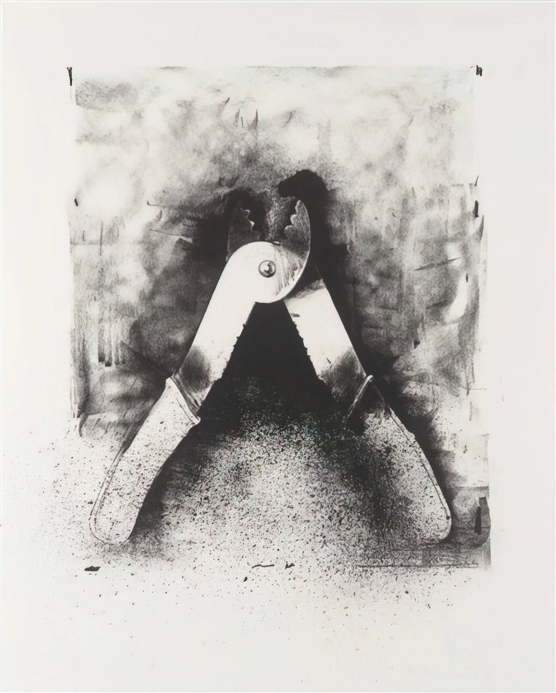 Jim Dine's The Smiling Workman: A Deep Dive into the Artist's Iconic Persona - UNTITLED FROM TEN WINTER TOOLS 1973 7 by Jim Dine