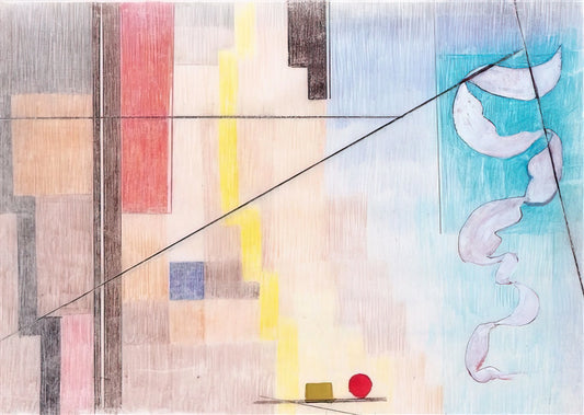 Johannes Itten Horizontal Vertical: The Bauhaus Master's Exploration of Contrast and Composition - Die Kontraste - Abstract Art by Johannes Itten