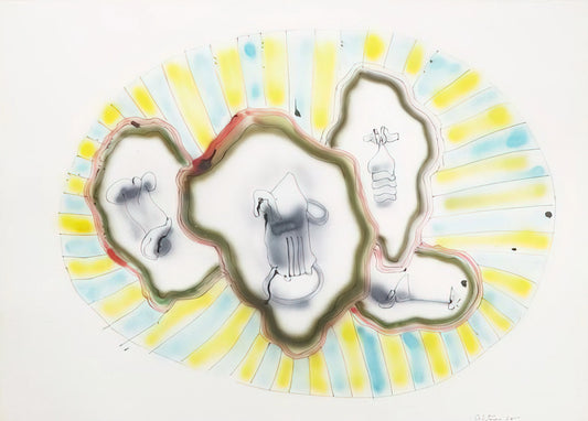 John Altoon Reproductions: Capturing the Electric Legacy of a West Coast Maverick - Untitled ABC 52 - 1965 by John Altoon