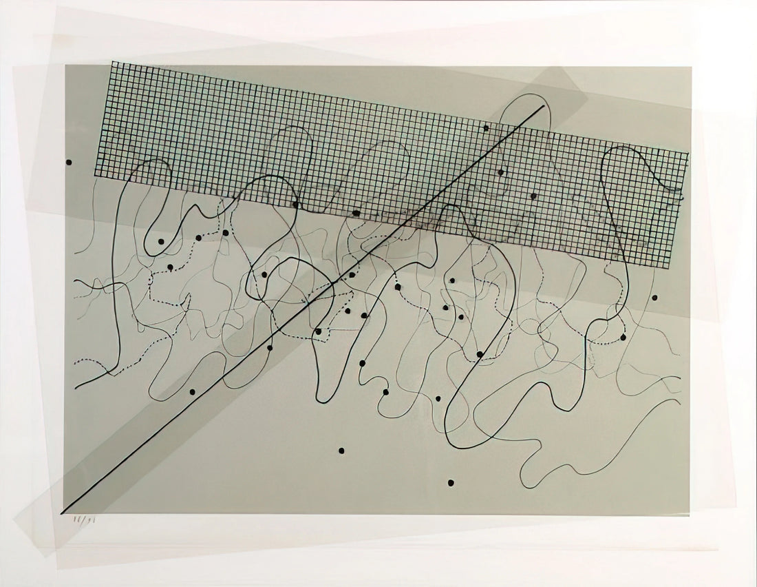 John Milton Cage: The Avant-Garde Composer Who Redefined Art and Silence - Fontana Mix Light Grey - 1981 by John Cage