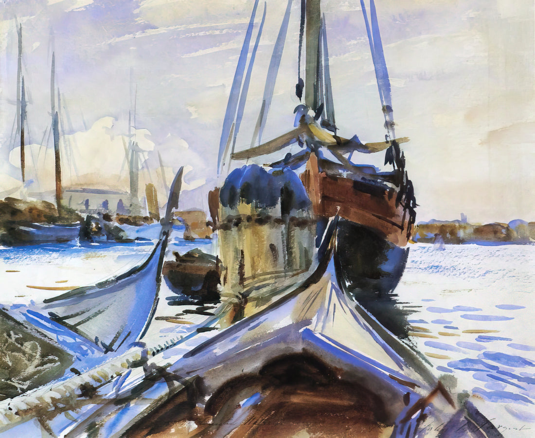John Singer Sargent Self Portrait: A Master's Introspective Gaze - Venice by John Singer Sargent