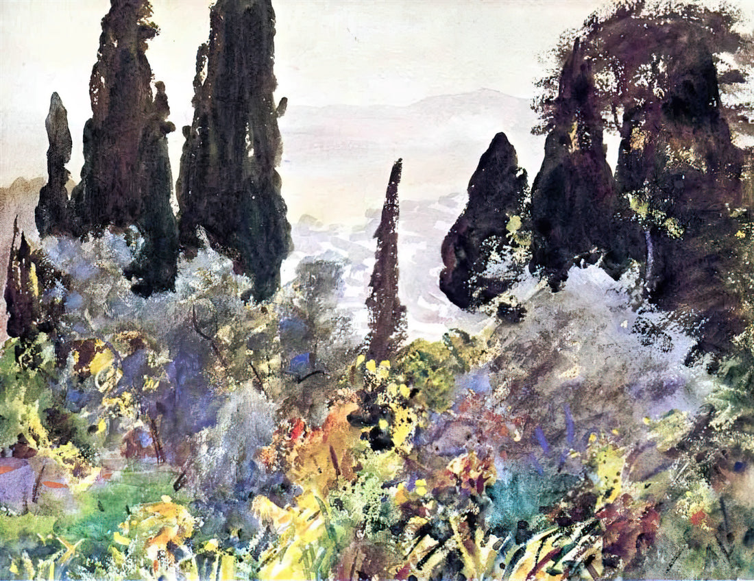 John Singer Sargent Watercolor Portraits: A Masterclass in Spontaneity and Light - Granada by John Singer Sargent
