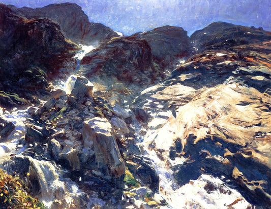 John Singer Sargent by Carter Ratcliff: A Critical Exploration of the Master Portraitist - Glacier Streams by John Singer Sargent