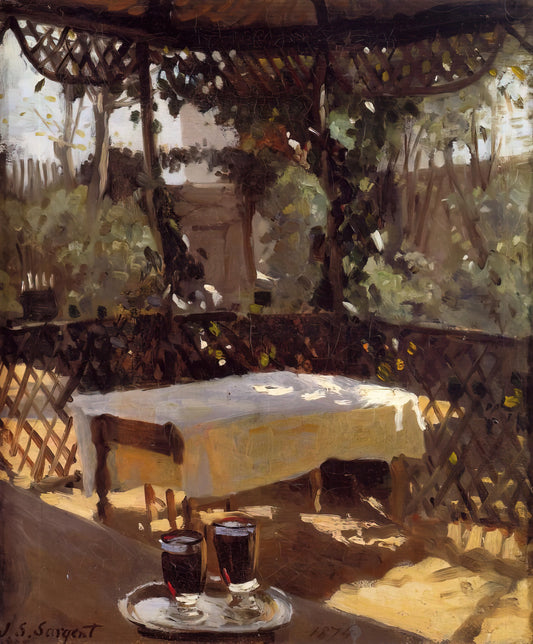 John Singer Sargent: The Definitive Portrait Painter of the Gilded Age - Two Wine Glasses by John Singer Sargent