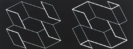 Josef Albers Collage: The Bauhaus Master's Revolutionary Approach to Color and Form - DUO H 1966 by Josef Albers