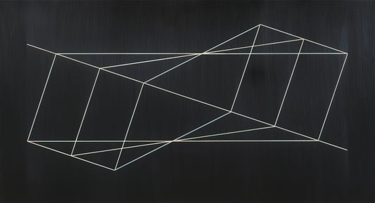 Josef Albers Famous Works: A Curator's Guide to His Iconic Paintings and Prints - TWISTED BUT STRAIGHT 1948 by Josef Albers