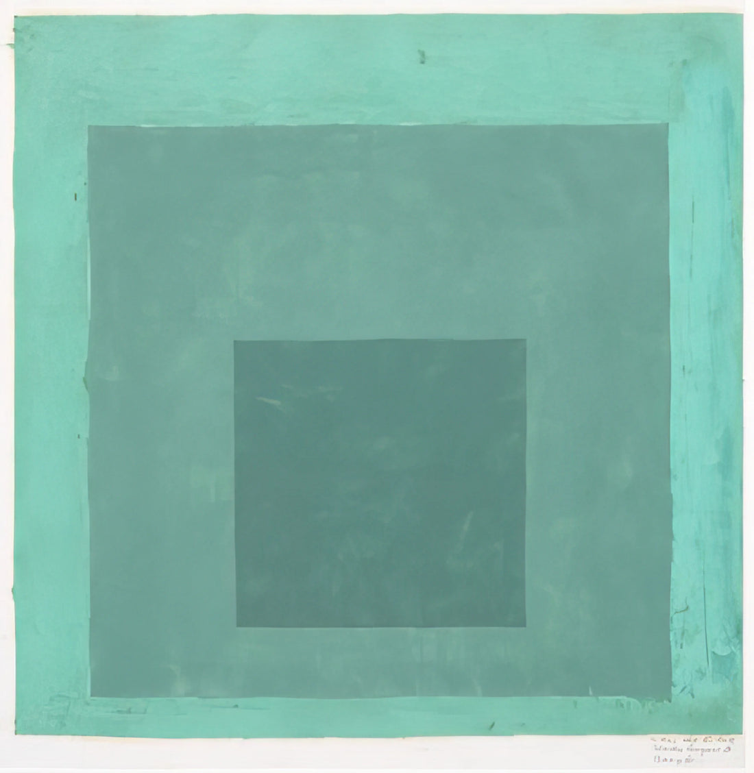 Josef Albers Images: A Visual Guide to the Master of Color Theory - STUDY FOR HOMAGE TO THE SQUARE 1 by Josef Albers