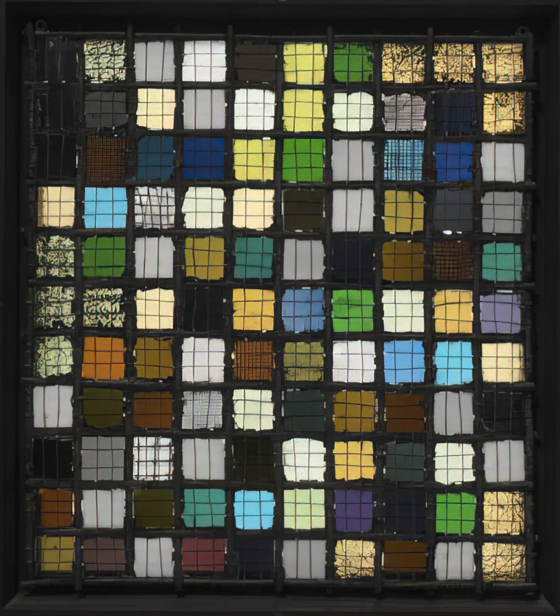 Josef Albers Interaction: The Science of Color and Perception in Modern Art - GRID MOUNTED 1921 by Josef Albers