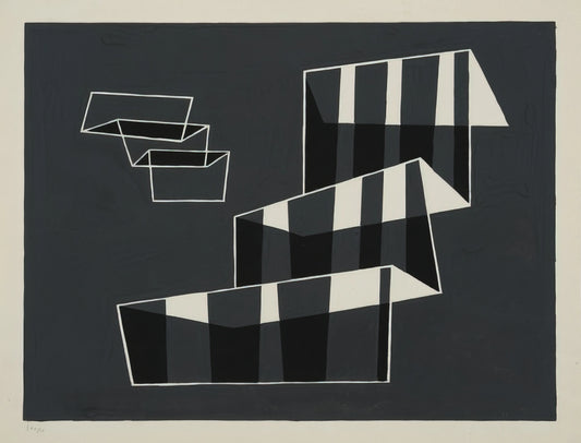 Josef Albers and the Bauhaus: A Legacy of Color Theory and Geometric Abstraction - STEPS 1932 by Josef Albers