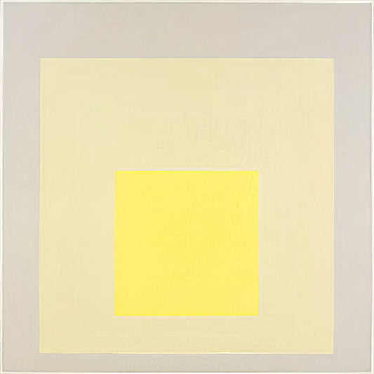Josef Albers at MoMA: A Legacy of Color Theory and Modernist Innovation - HOMAGE TO THE SQUARE AMALGAMATING 1971 by Josef Albers