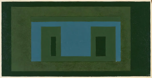 Josef Albers: A Retrospective of Color, Form, and Influence - VARIANT ADOBE 1962 by Josef Albers