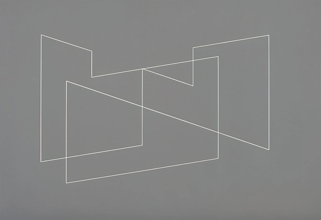 Josef Albers' Homage to the Square Print: A Masterpiece of Color Theory and Modern Art - STRUCTURAL INDICATION 1948 by Josef Albers