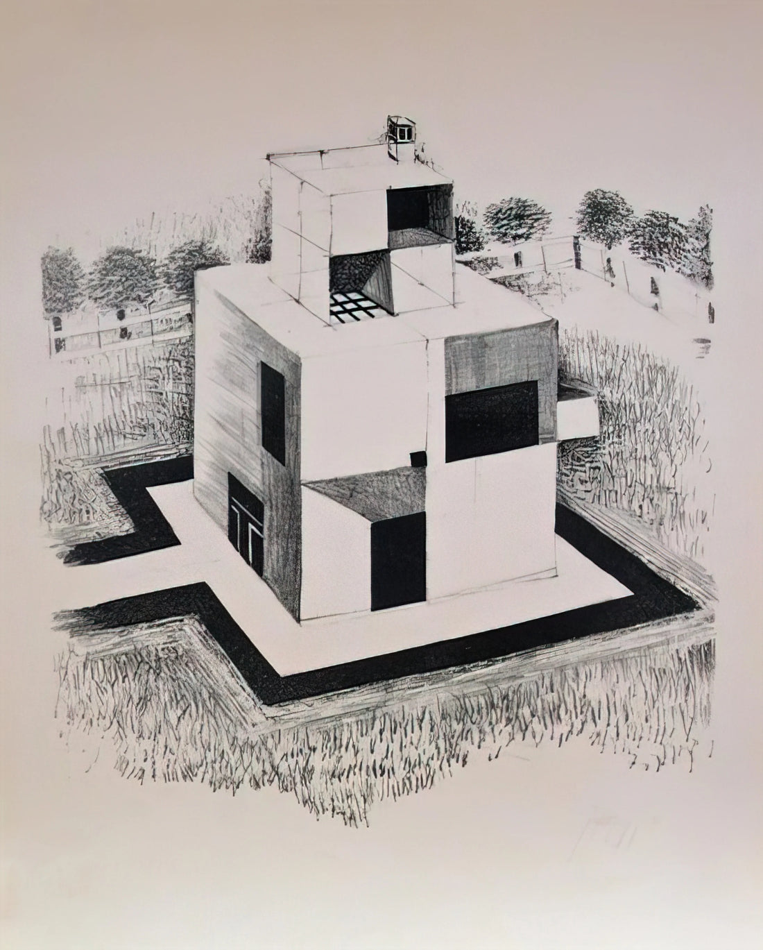 Joseph Itten: The Bauhaus Master Who Revolutionized Color Theory and Modern Art - Haus Des Weissen Mannes - 1924 by Johannes Itten