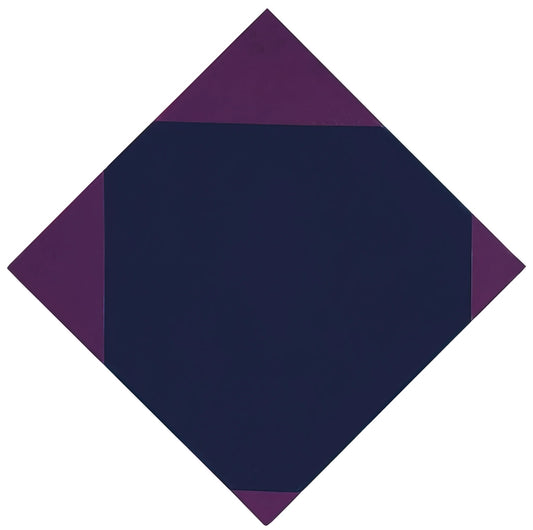 Junghans Max Bill Milanese: The Intersection of Bauhaus Design and Horological Art - Blau-violettes horizontal-vertikal-quadrat - 1968 by Max Bill
