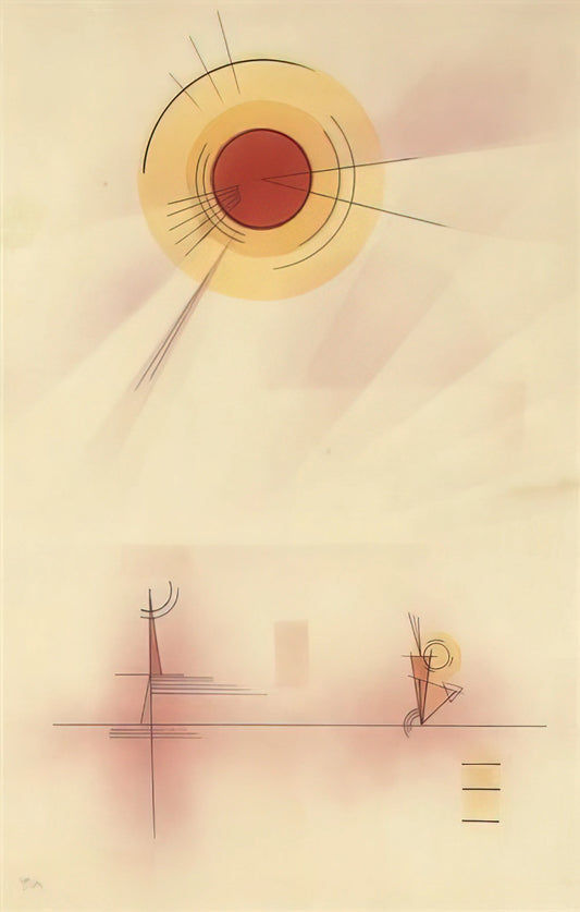 Kandinsky Klange: The Revolutionary Sound of Abstract Art - STRAHLEN 1929 by Wassily Kandinsky