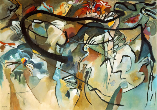 Kandinsky Poster Prints: The Abstract Pioneer's Legacy in Modern Decor - COMPOSITION V 1911 by Wassily Kandinsky