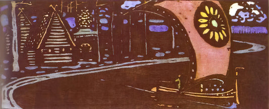 Kandinsky and Münter: The Pioneering Partnership That Shaped Abstract Art - THE GOLDEN SAIL 1903 by Wassily Kandinsky