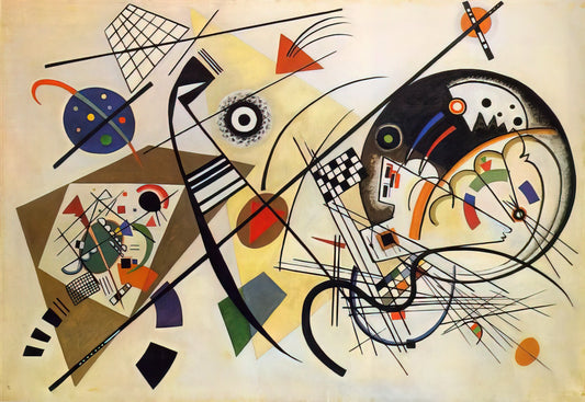 Kandinsky and the Birth of Modern Art: How Abstract Painting Changed Everything - TRANSVERSE LINE 1923 by Wassily Kandinsky