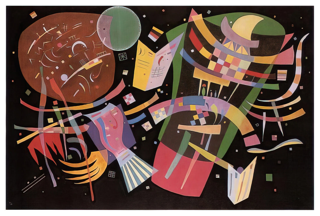 Kandinsky on White II: A Masterpiece of Abstract Expressionism - COMPOSITION X 1939 by Wassily Kandinsky