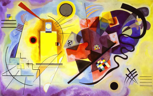 Kandinsky's Composition VII: The Apogee of Abstract Expression - YELLOW RED BLUE 1925 by Wassily Kandinsky