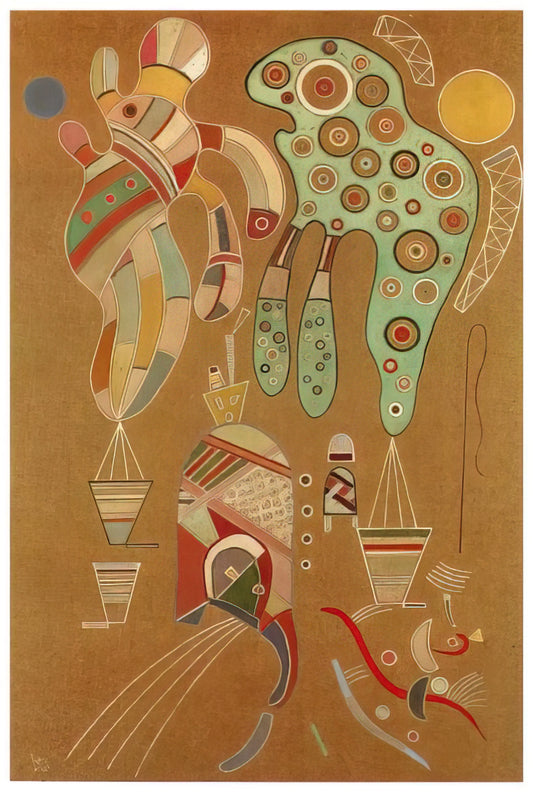 Kandinsky's White: The Spiritual Pinnacle of Abstract Art - UNTITLED 1941 1 by Wassily Kandinsky
