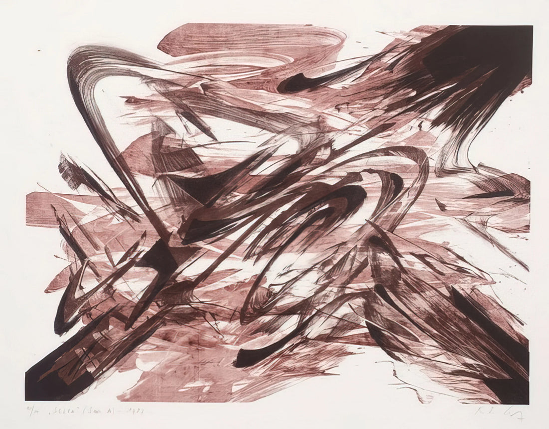 Karl Otto Götz: The Master of Informel Abstraction and His Enduring Legacy on Canvas - Selva Series A by Karl Otto Gotz