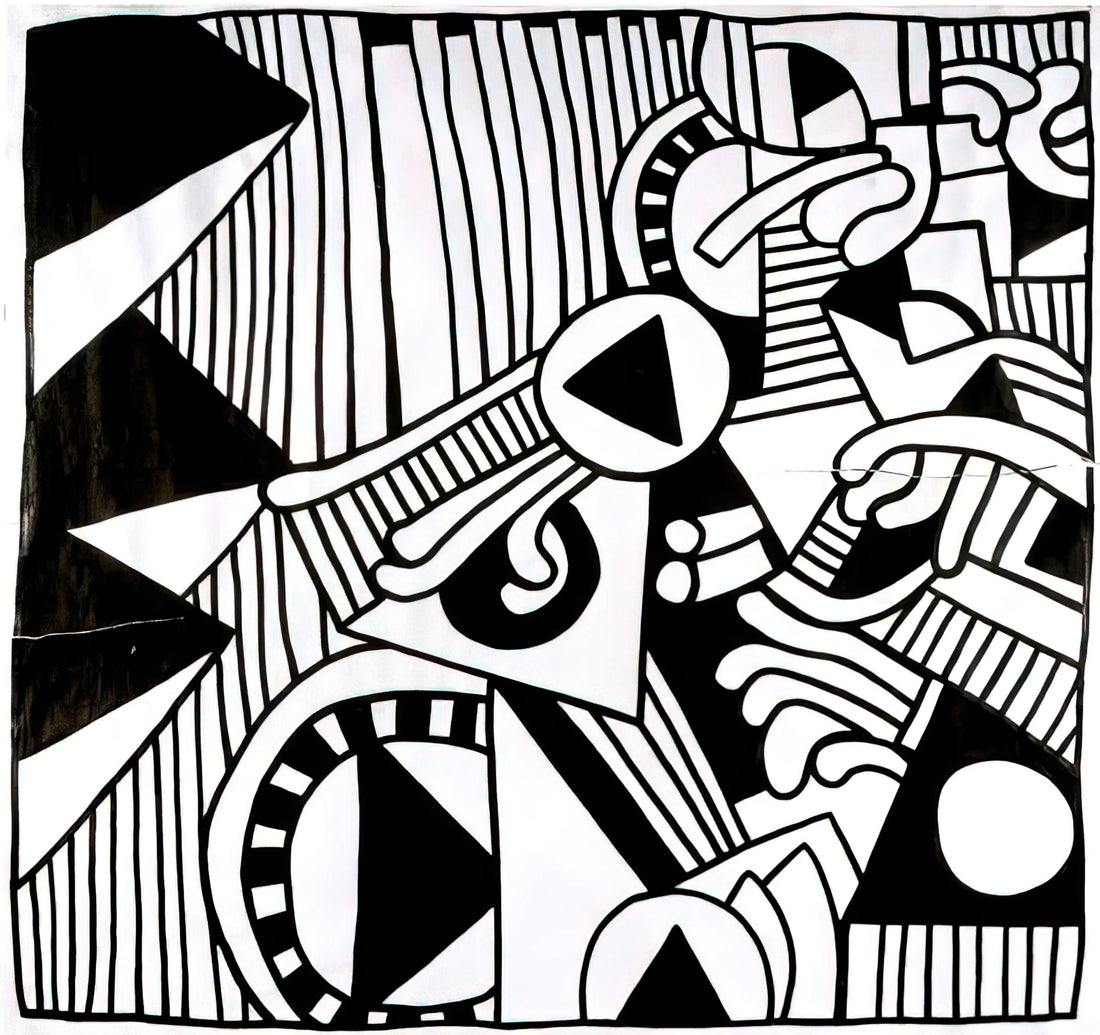 Keith Allen Haring Art: The Radiant Legacy of a Pop Art Icon - UNTITLED 1978 1 by Keith Haring