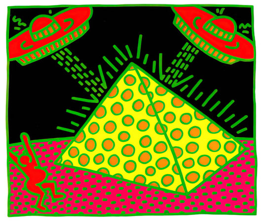 Keith Haring 1986 Poster: The Iconic Art That Defined an Era - UNTITLED 1983 3 by Keith Haring