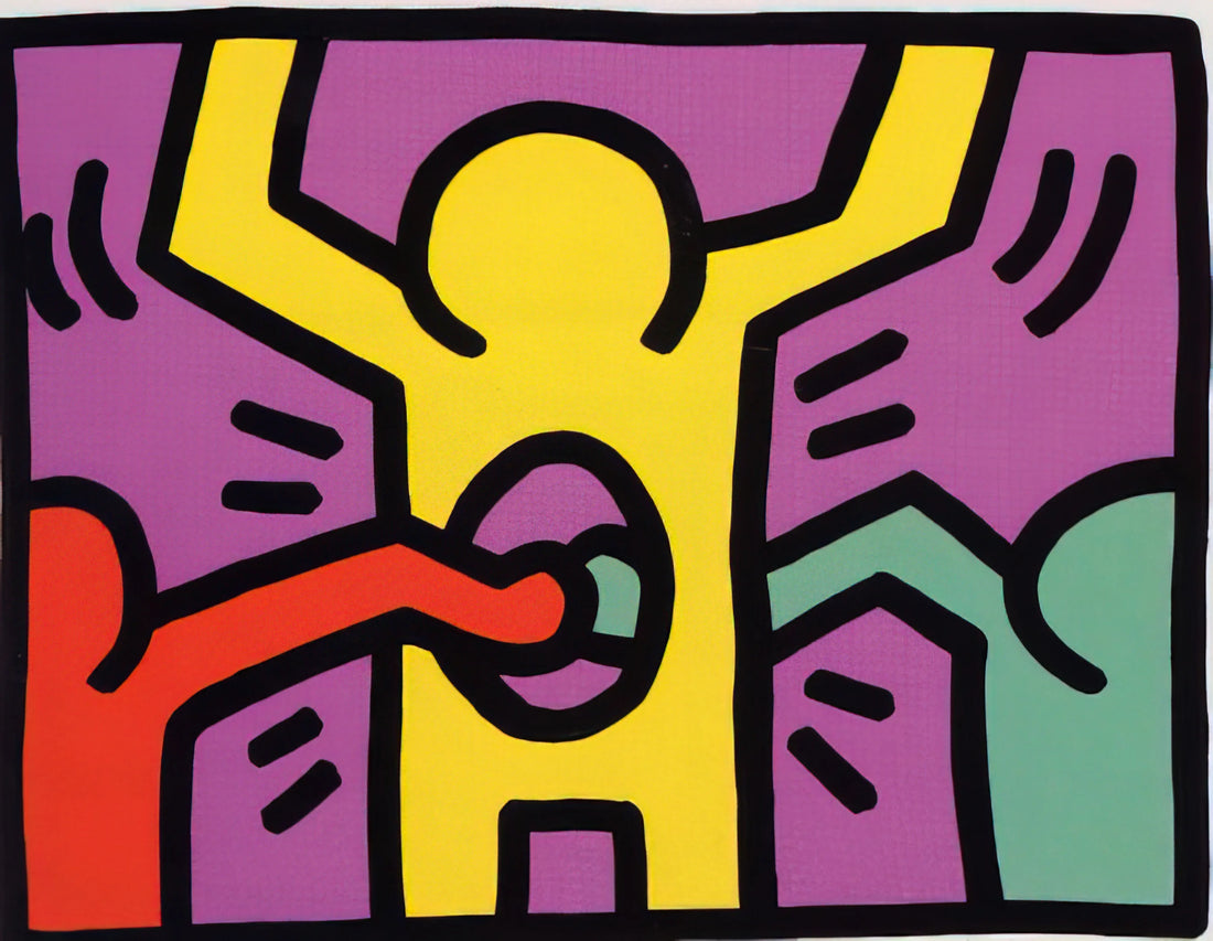 Keith Haring Man: The Iconic Figure That Defined an Era - POP SHOP 1 1987 by Keith Haring