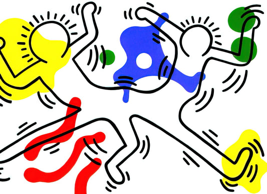 Keith Haring Montreux 1983 Original: The Story Behind the Legendary Jazz Festival Mural - UNTITLED 1986 by Keith Haring