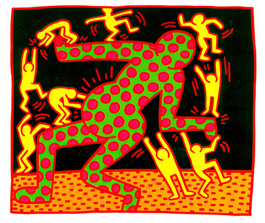 Keith Haring Reproduction: Authenticity, Legacy, and Collecting Museum-Quality Prints - UNTITLED 1983 2 by Keith Haring