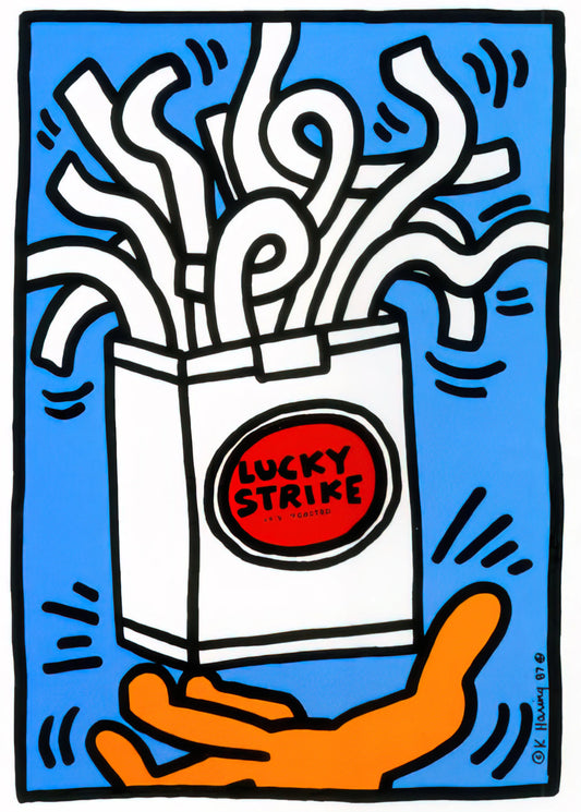 Keith Haring and the Jazz Festival: A Vibrant Intersection of Art and Music - LUCKY STRIKE 1987 by Keith Haring