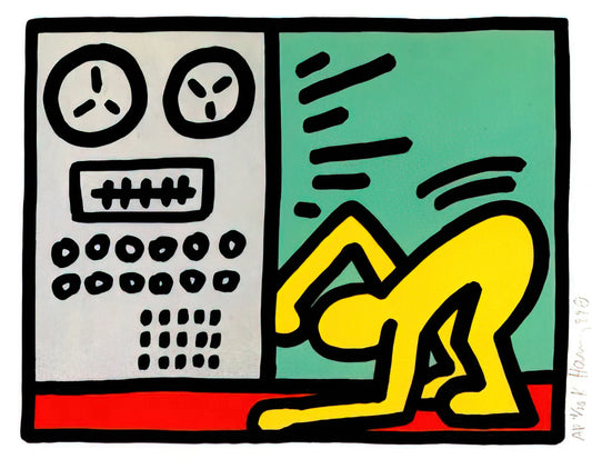 Keith Haring's 'Best Buddies' Print: A Symbol of Joy, Friendship, and Activism - POP SHOP III 1989 by Keith Haring