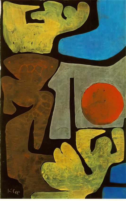 Klee Blue: The Color of Dreams and Mysticism in Paul Klee's Art - PARK OF IDOLS 1938 by Paul Klee