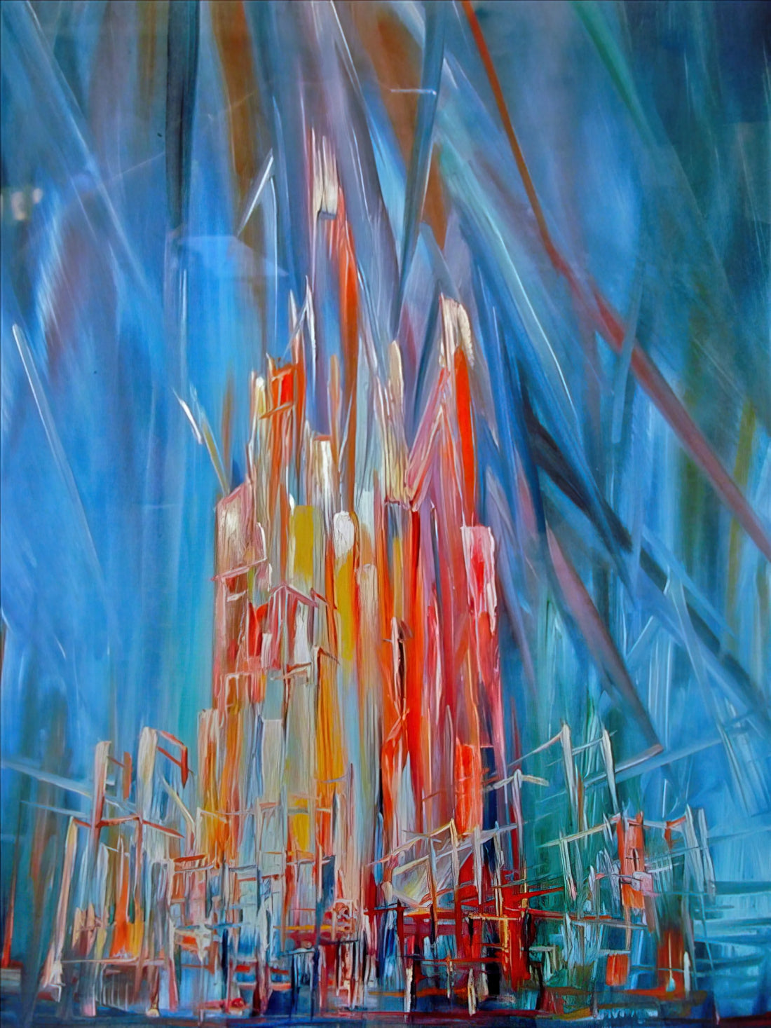 Konrad Zuse Canvas: Celebrating the Pioneer of Computing Through Art Prints - Untitled - Kitsch by Konrad Zuse