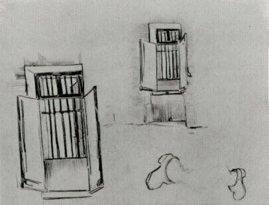 LEGO MOMA Starry Night: A Modern Tribute to Van Gogh's Masterpiece - Barred Windows by Vincent van Gogh
