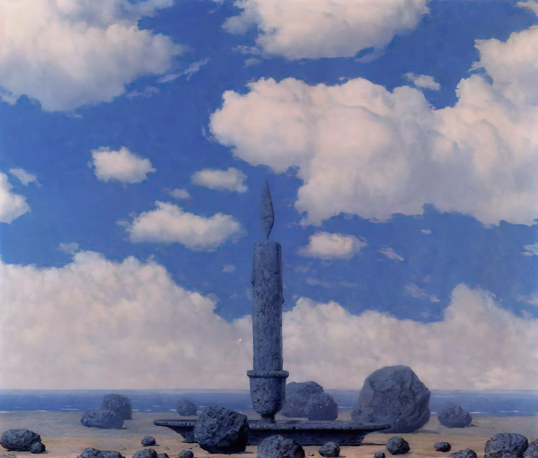 La Cascade Magritte: Decoding the Surrealist's Waterfall of Meaning - SOUVENIR FROM TRAVELS by Rene Magritte