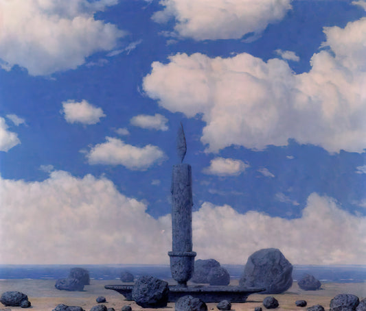 La Cascade Magritte: Decoding the Surrealist's Waterfall of Meaning - SOUVENIR FROM TRAVELS by Rene Magritte