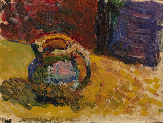 La Perruche et la Sirène: Matisse's Final Masterpiece of Color and Form - SMALL JAR 1899 by Henri Matisse