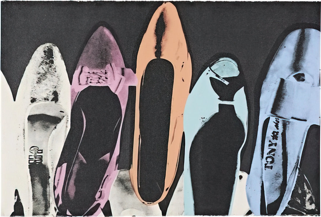 Large Warhol Prints: Iconic Pop Art for Bold Interiors - Diamond Dust Shoes by Andy Warhol