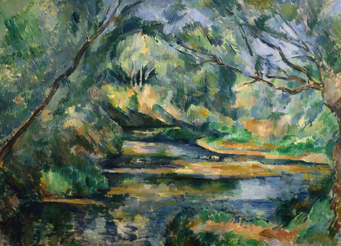 Late Cézanne Paintings: The Final Masterpieces That Transformed Modern Art - The Brook by Paul Cézanne